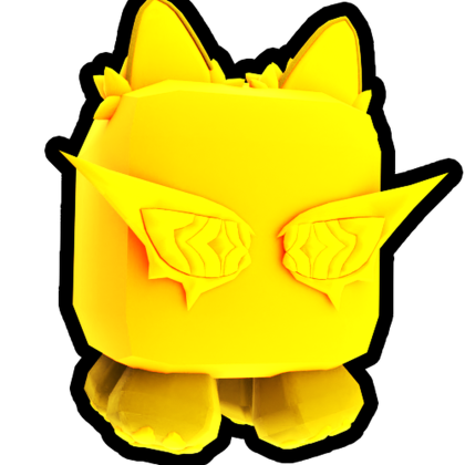 Gold Sparkle Cat