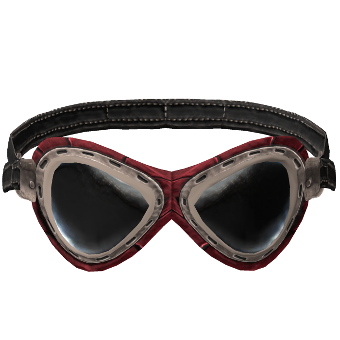 Midnight Spider Red Goggles