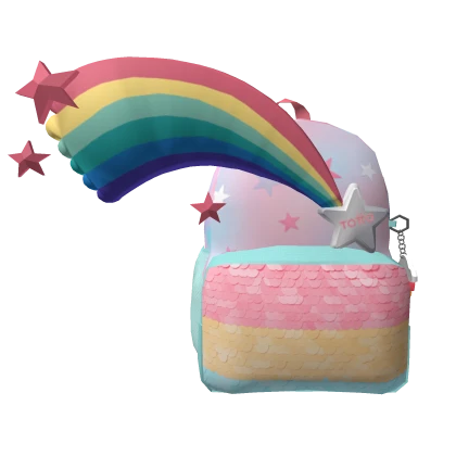 TOTTO Rainbow Star Backpack  Roblox item render