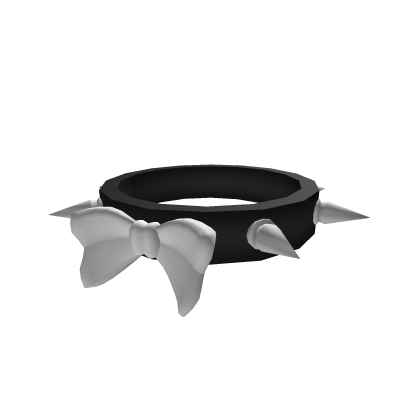 Black Goth Necklace with Bow Roblox item
