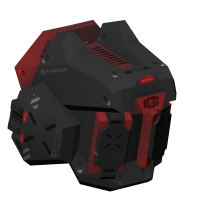 [D1-VG-2202] ARES-CORE Shoulder Armor L - RED