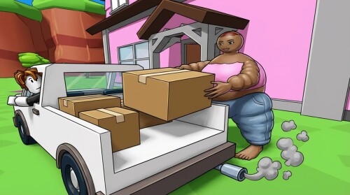LOVELY PEACHES MOVES HOUSE  -UNDER CONSTRUCTION- 