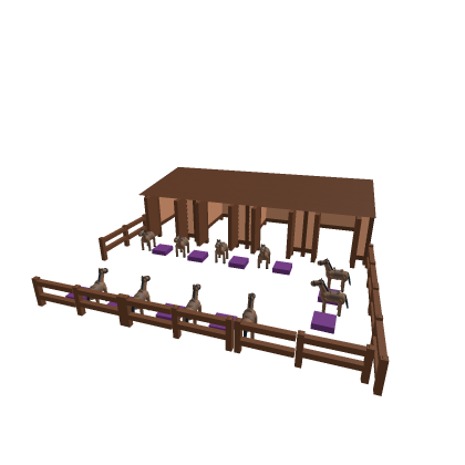 Stable With Horses