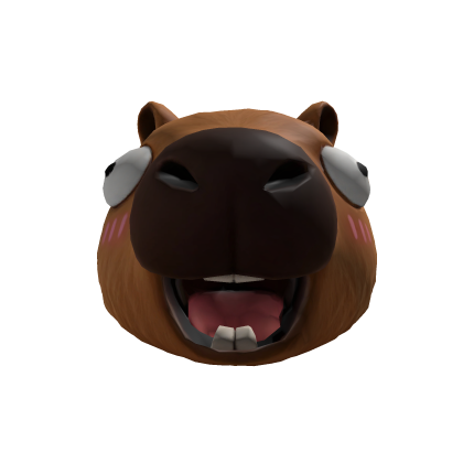cute capybara head Roblox item