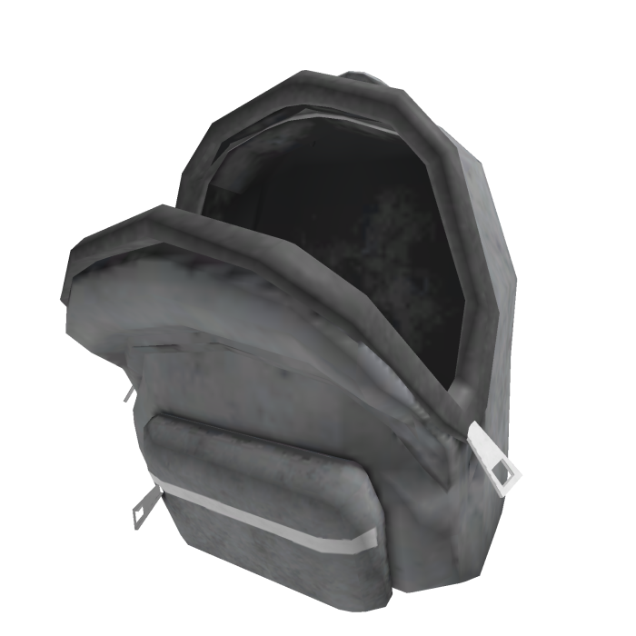 Grey Open Backpack