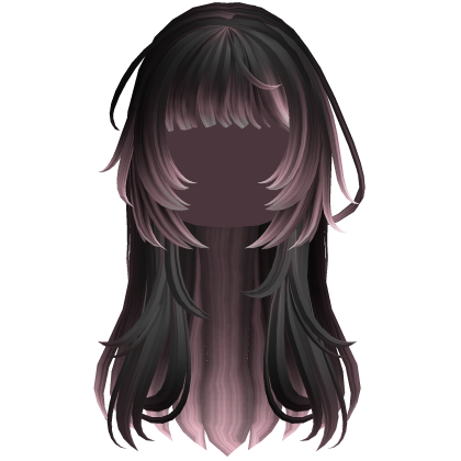 Rose Pink Heatwave Crosshair Punk Flowy Girl Hair