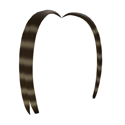 Short scene hair extensions [Brown/Blonde bands] Roblox item