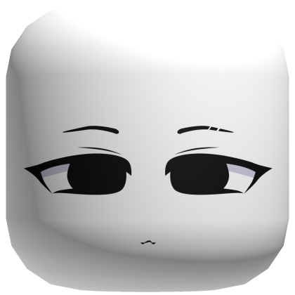 Emo Eye Face (White) Roblox item