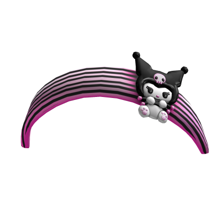 Cute HK Kuromiey Charmed Striped Headband Roblox item