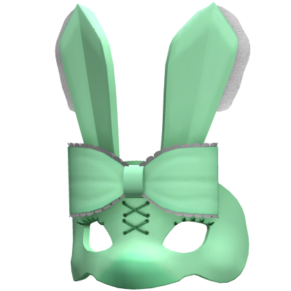 [NEW 🚨] Bunny Rabbit Masquerade Mask Green