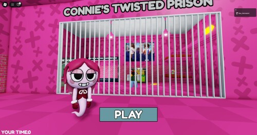 🌀CONNIE'S PINK PRISON RUN! (Obby)