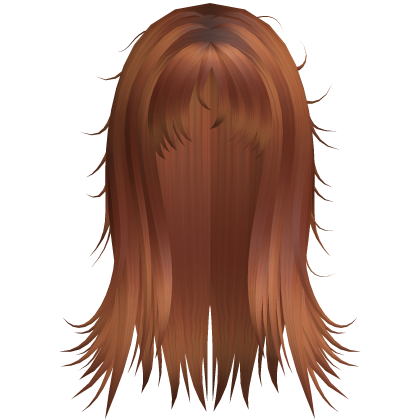 Long Shaggy Layered Hair (Ginger)