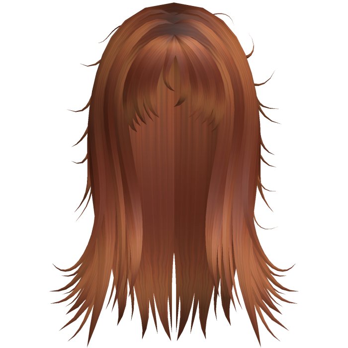 Long Shaggy Layered Hair (Ginger)