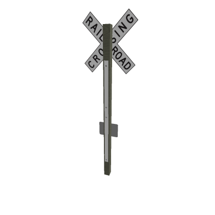 Realistic Crossing Sign
