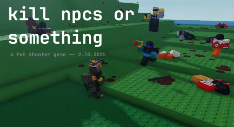 npcsをキルするか、何かテスト中