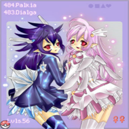 Dailga and Palkia Girls Roblox decal