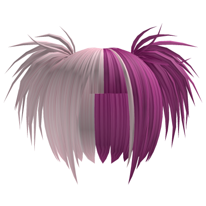 Spiky Split Twintails Pink Roblox item