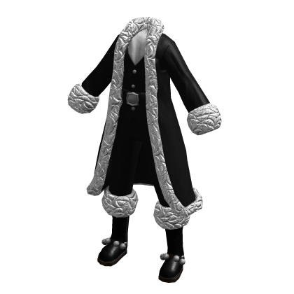 Mr. Santa Claus Outfit | Black Silver