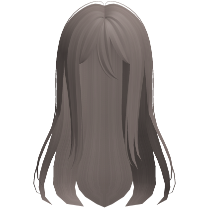 kanade long white wispy anime hair ash brown Roblox item