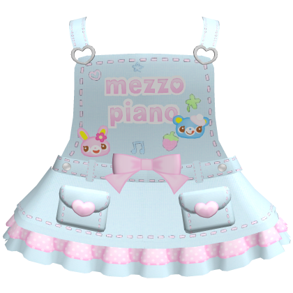 ♡ mezzo piano overalls blue cute 