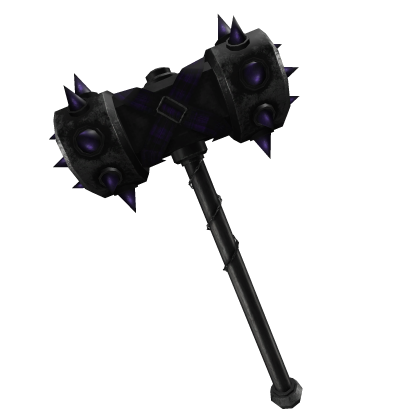 Gothic Emo Spiked Mournful Hammer (Purple)