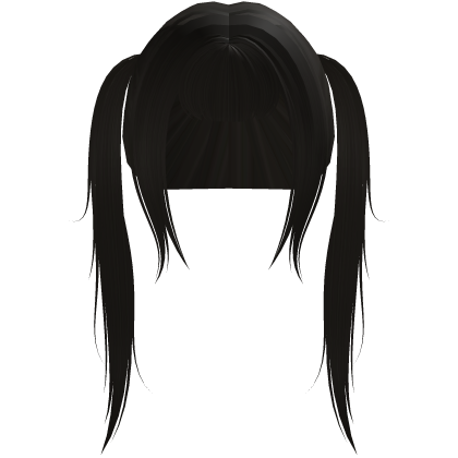 🖤ノ gothic vampire emo wispy pigtails brown Roblox item