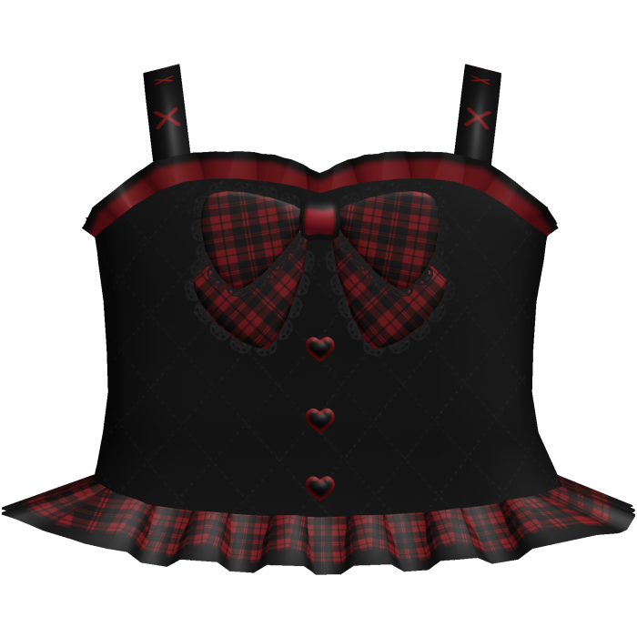 cute emo halloween plaid witch dress in red