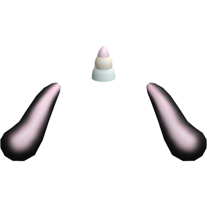 ♡⸝⸝ cute pastel unicorn horn with bunny ears black