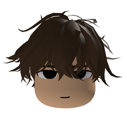 ( CODE: BBHD ) Messy Brown Chill boy hair thumbnail