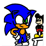 Sonic met micky