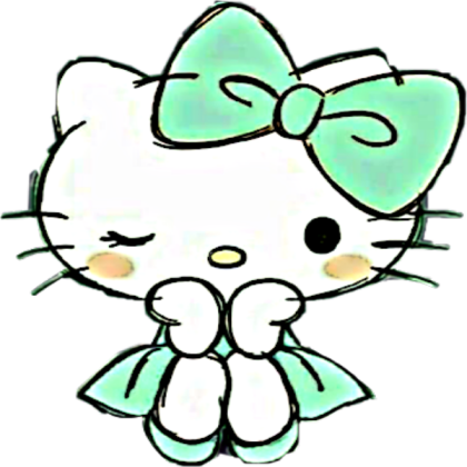 Hello kitty acting cute Roblox decal
