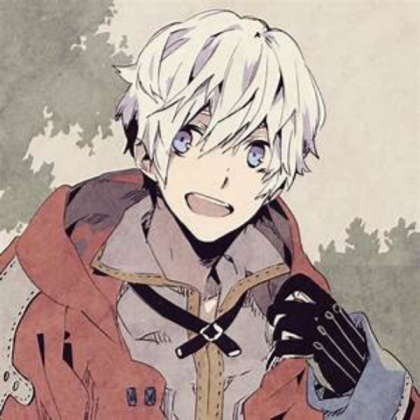 Anime White Haired Boy Roblox decal
