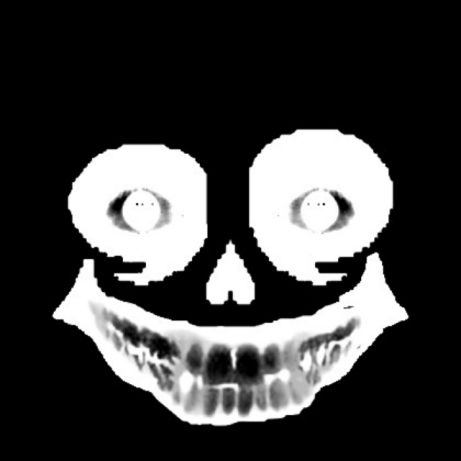 Horror sans but if he was actually scary Roblox decal