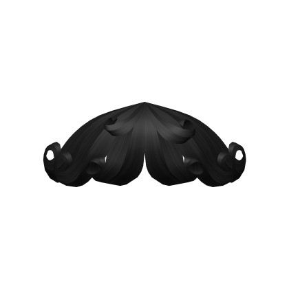 Curly Bangs Extension in Black Roblox item