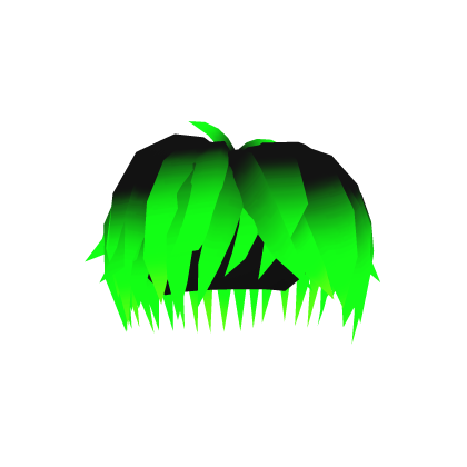 Neon Toxic Green Messy Hair thumbnail