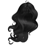 Black Windy Hair