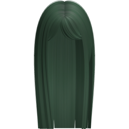 Sleek Popular Long Straight Hair (Green) Roblox item