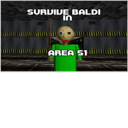 Survive Baldi in Area 51 icon