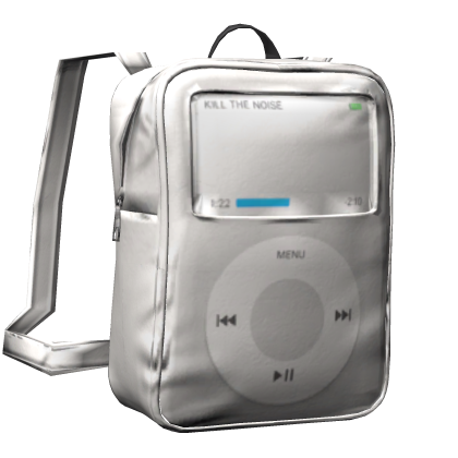 [1.0] White KillTheNoise Backpack Roblox item