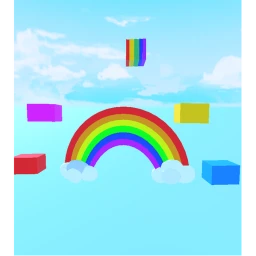 Swing for rainbow icon