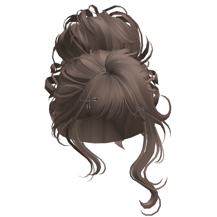 Elegant Princess Wispy Bun (Light Brown)