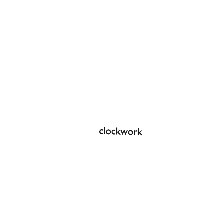 White Neon Clockwork Shades