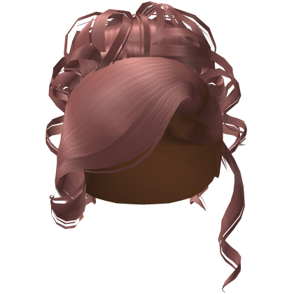 Side Swept Curly Updo [Pink]