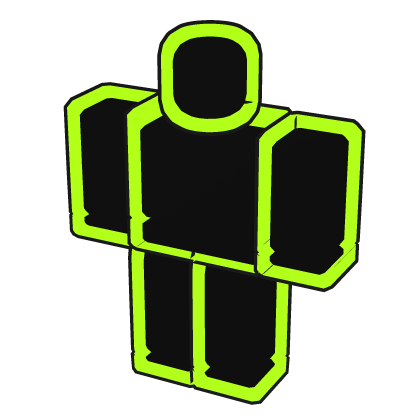 Bright Green Avatar Outline (1.0 Blocky)