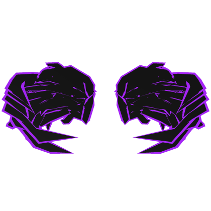 Purple Cartoony Wings