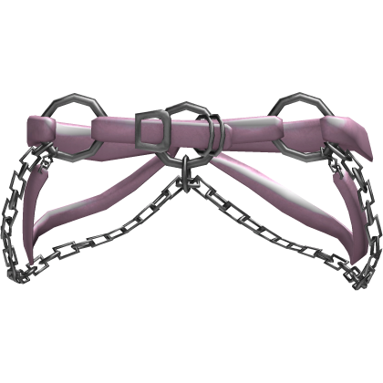 Pink Y2K Hanging Waist Suspenders 1.0