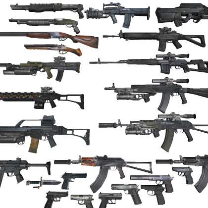 Shadow Of Chernobyl weapons pack