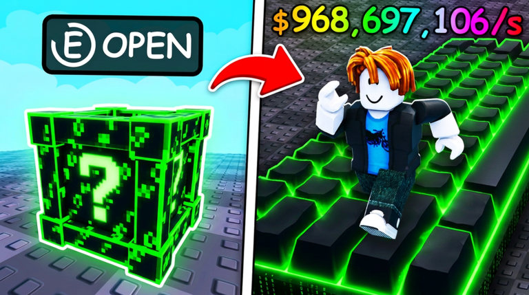 Green mystery crate shown in official Unbox a Keyboard art