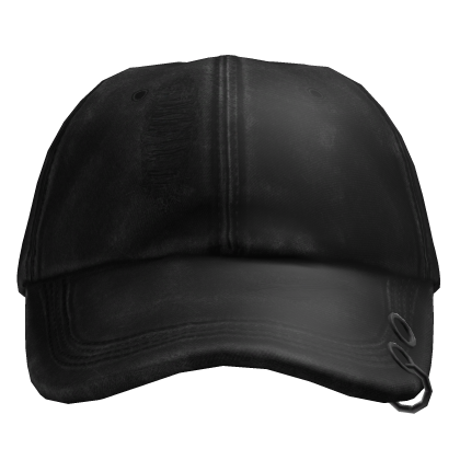 Black Grunge cap with piercings Roblox item