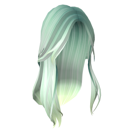 Aesthetic Lime Long Hair Roblox item